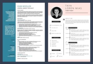 ATS friendly resume format vs non ATS resume example