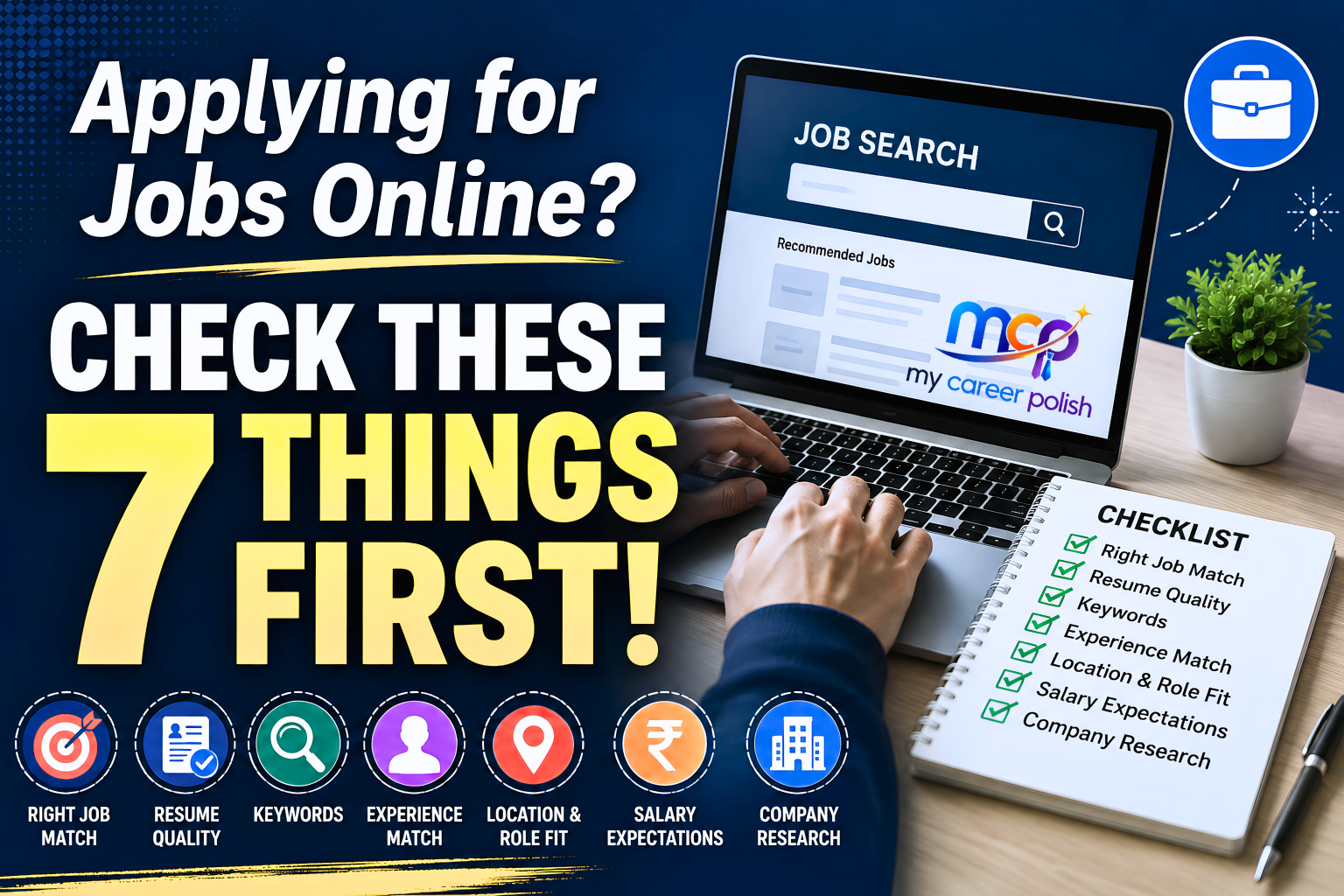 Applying for jobs online – 7 things to check before submitting your resume